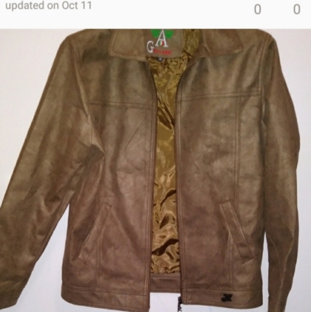 Italiano AG MilanoLeather brown JACKET